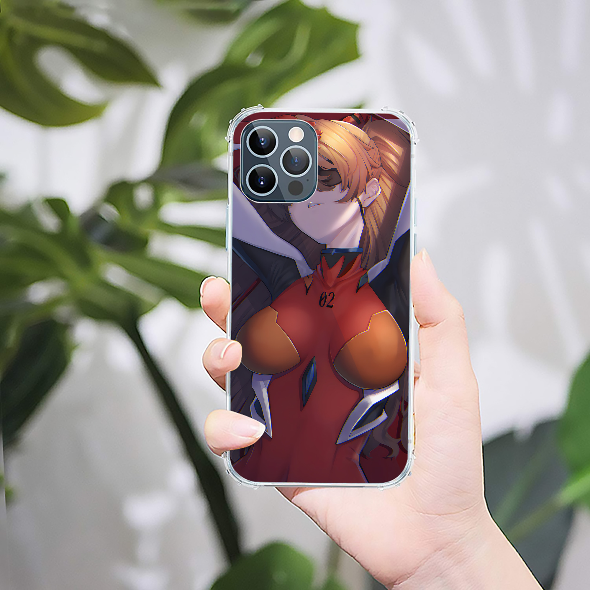 （画像用） EVA 新世紀エヴァンゲリオン 【iPhone 12シリーズ対応】透明スマホケース（クリアソフトケース）
